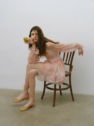 Sunset Golden Mini Dress