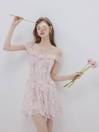 Sweety Off-Shoulder Mini Dress