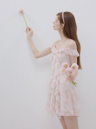 Sweety Off-Shoulder Mini Dress