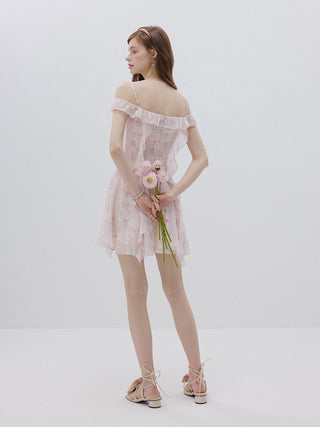 Sweety Off-Shoulder Mini Dress