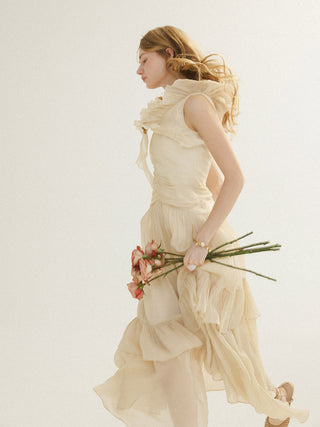 Symphony Unbalance Maxi Dress