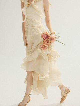 Symphony Unbalance Maxi Dress