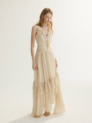 Symphony Unbalance Maxi Dress