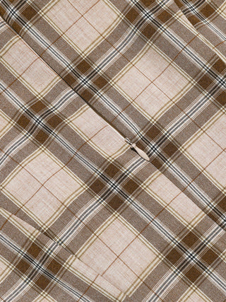Tartan Check Halter Neck Mini Dress