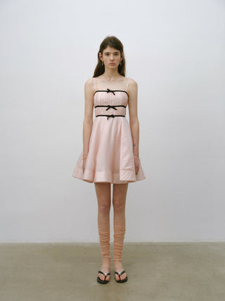 Triple Bow Mini Dress