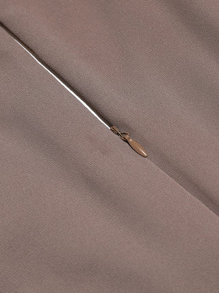 Truffle Ruffle Long Dress