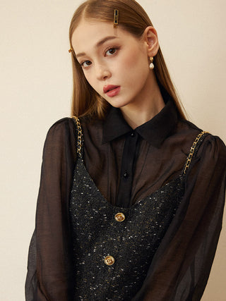 Twinkle Noir Mini Dress