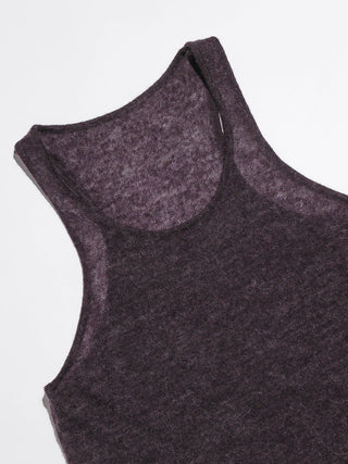 Veil Layered Knit Set Purple