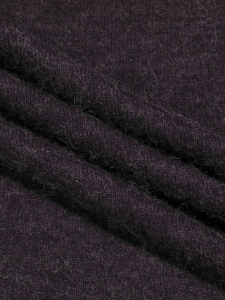 Veil Layered Knit Set Purple