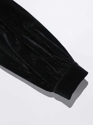 Velvet Ribbon Mini Dress