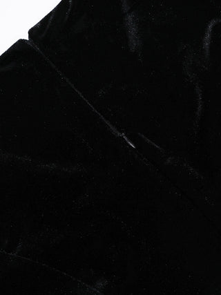 Velvet Ribbon Mini Dress