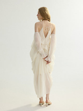 Viella Drape Maxi Dress