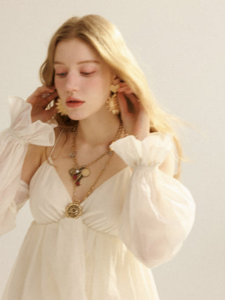 Viella Drape Maxi Dress