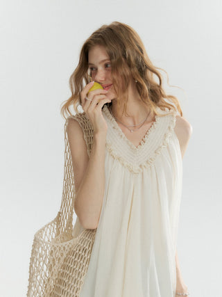 Vien Sheer Tunic Mini Dress