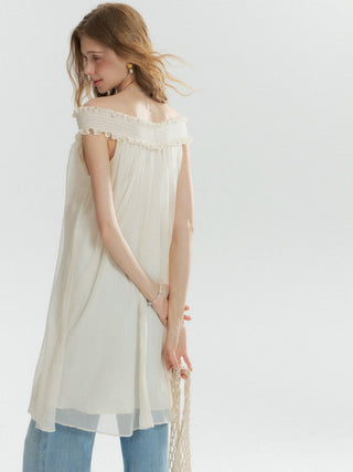 Vien Sheer Tunic Mini Dress