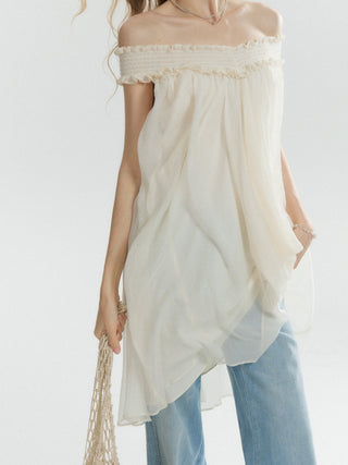 Vien Sheer Tunic Mini Dress
