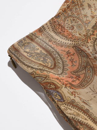 Vintage Paisley Maxi Skirt