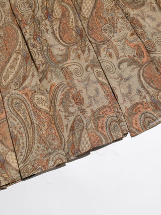 Vintage Paisley Maxi Skirt