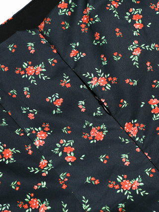 Vintage Garden Flare Mini Dress