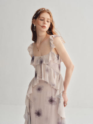 Viola Ruffle Maxi Dress