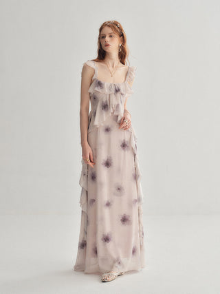 Viola Ruffle Maxi Dress