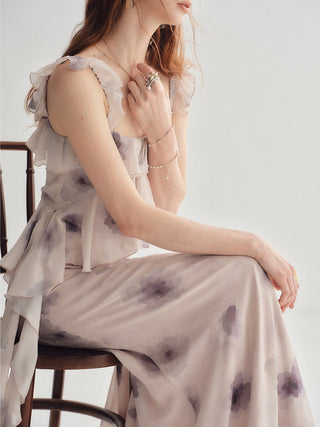 Viola Ruffle Maxi Dress