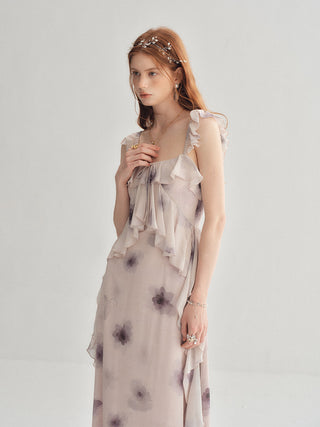 Viola Ruffle Maxi Dress