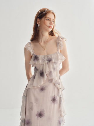 Viola Ruffle Maxi Dress