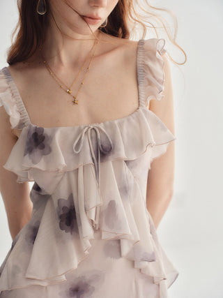 Viola Ruffle Maxi Dress