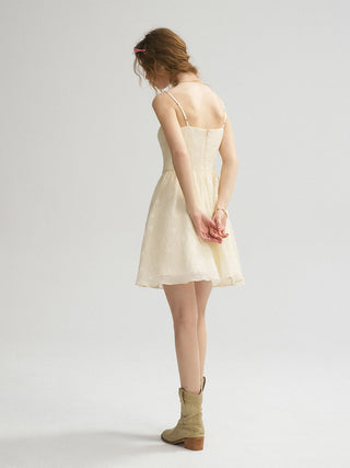 Waltz Pintuck Mini Dress