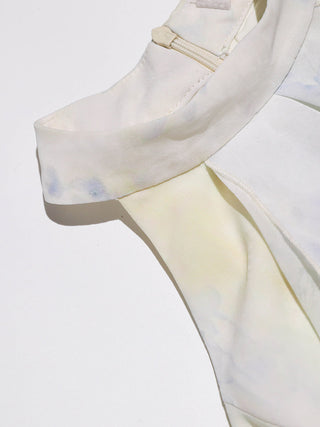 Water Garden Halterneck Maxi Dress