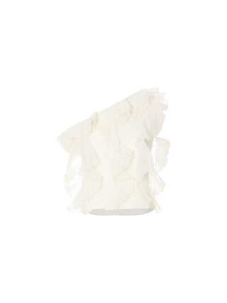 Wave One-shoulder Blouse