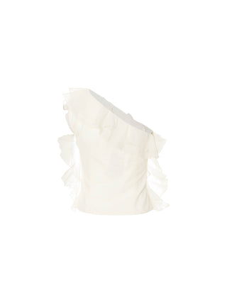 Wave One-shoulder Blouse