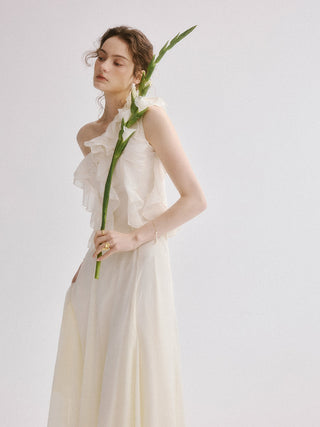 Wave One-shoulder Blouse