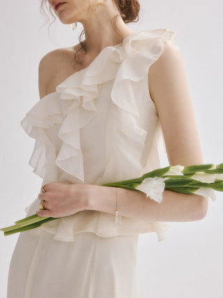 Wave One-shoulder Blouse