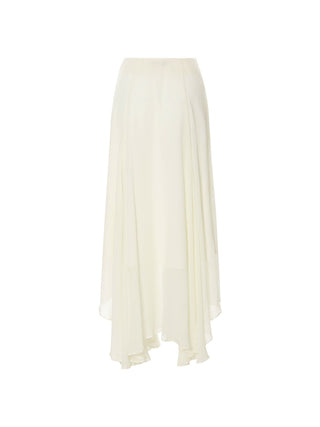 Wave Unbalance Maxi Skirt