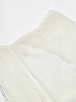Wave Unbalance Maxi Skirt