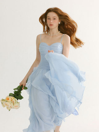 Windy Ruffle Long Dress