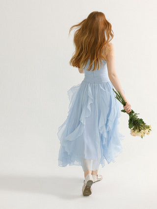 Windy Ruffle Long Dress