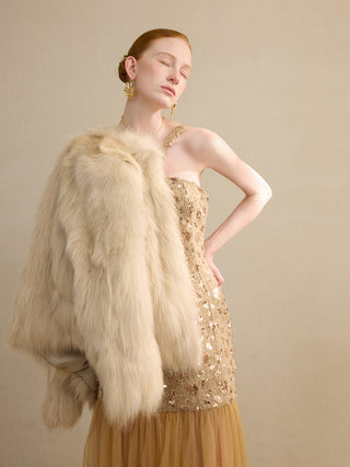 Winter Fox Fur Jacket