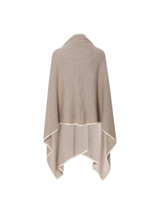 Wool Cashmere Muffler Beige