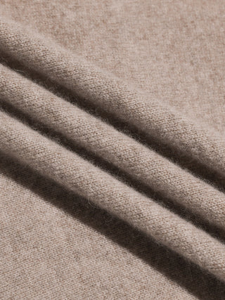 Wool Cashmere Muffler Beige