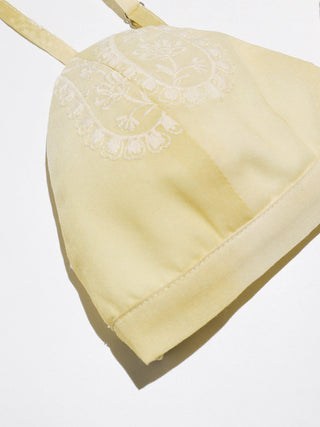 Yellow Paisley Sheer Layered Dress Set