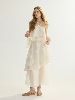 éclore Layered Maxi Skirt