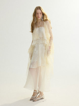 éclore Layered Maxi Skirt