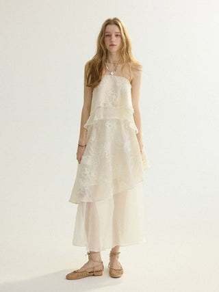 éclore Layered Maxi Skirt