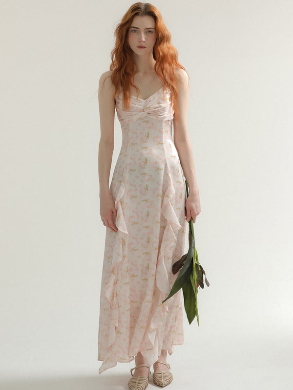 Hannah ruffle sleeveless dress