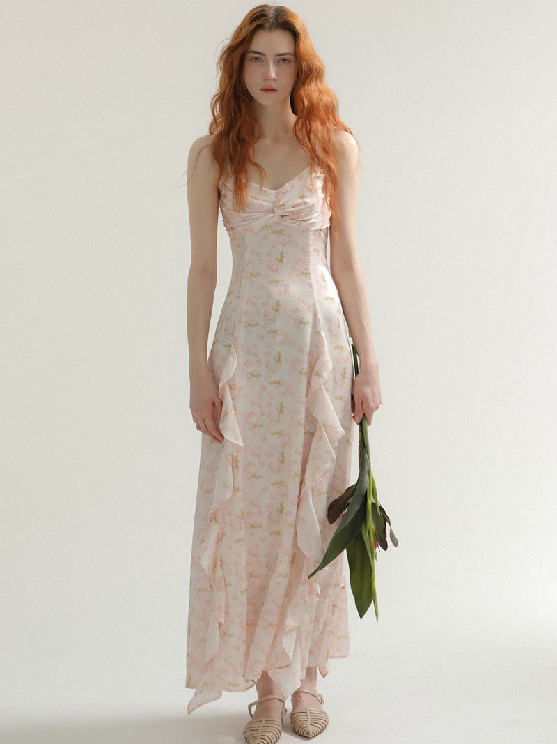 Hannah ruffle sleeveless dress