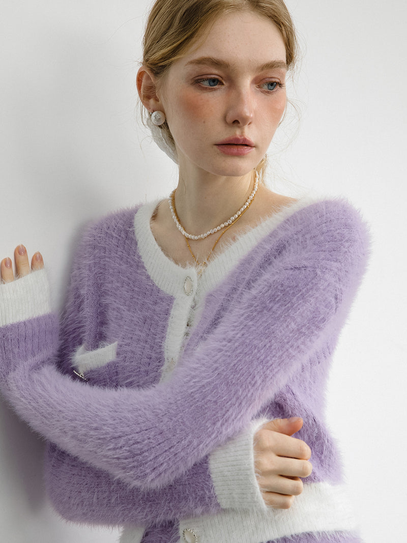Lilac Knit Set