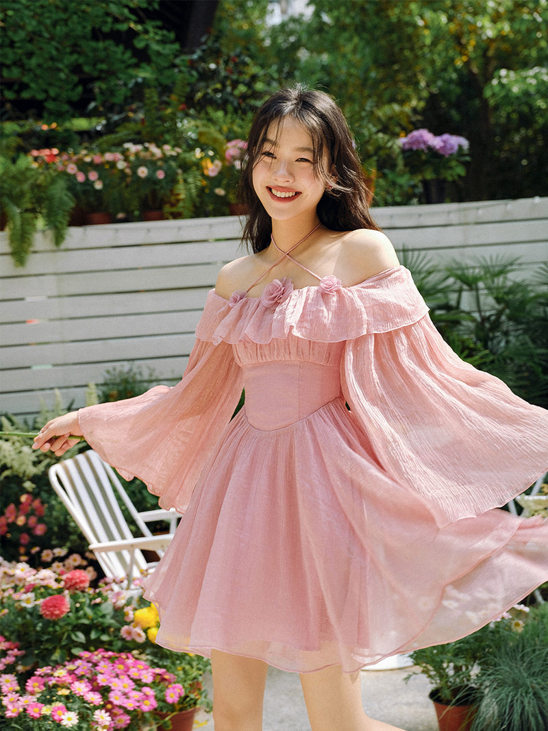 Twinkle rose mini dress